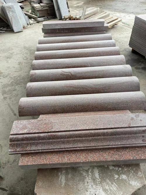 石島紅新8號光面花崗巖 異形石材與路沿石的定制加工專家——蓬昊石材